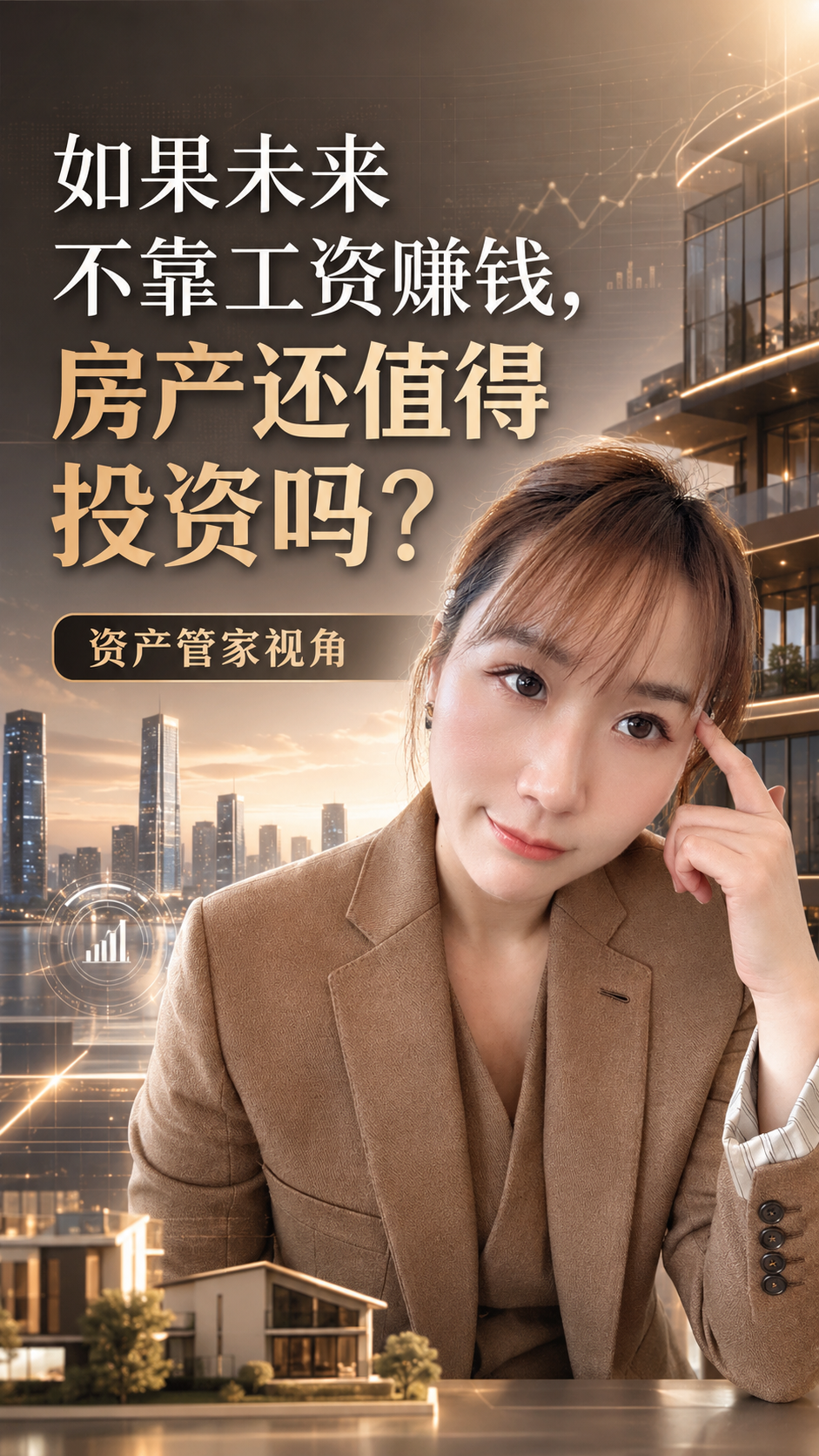 未来不靠工资赚钱,房产还值得投资吗?视频封面