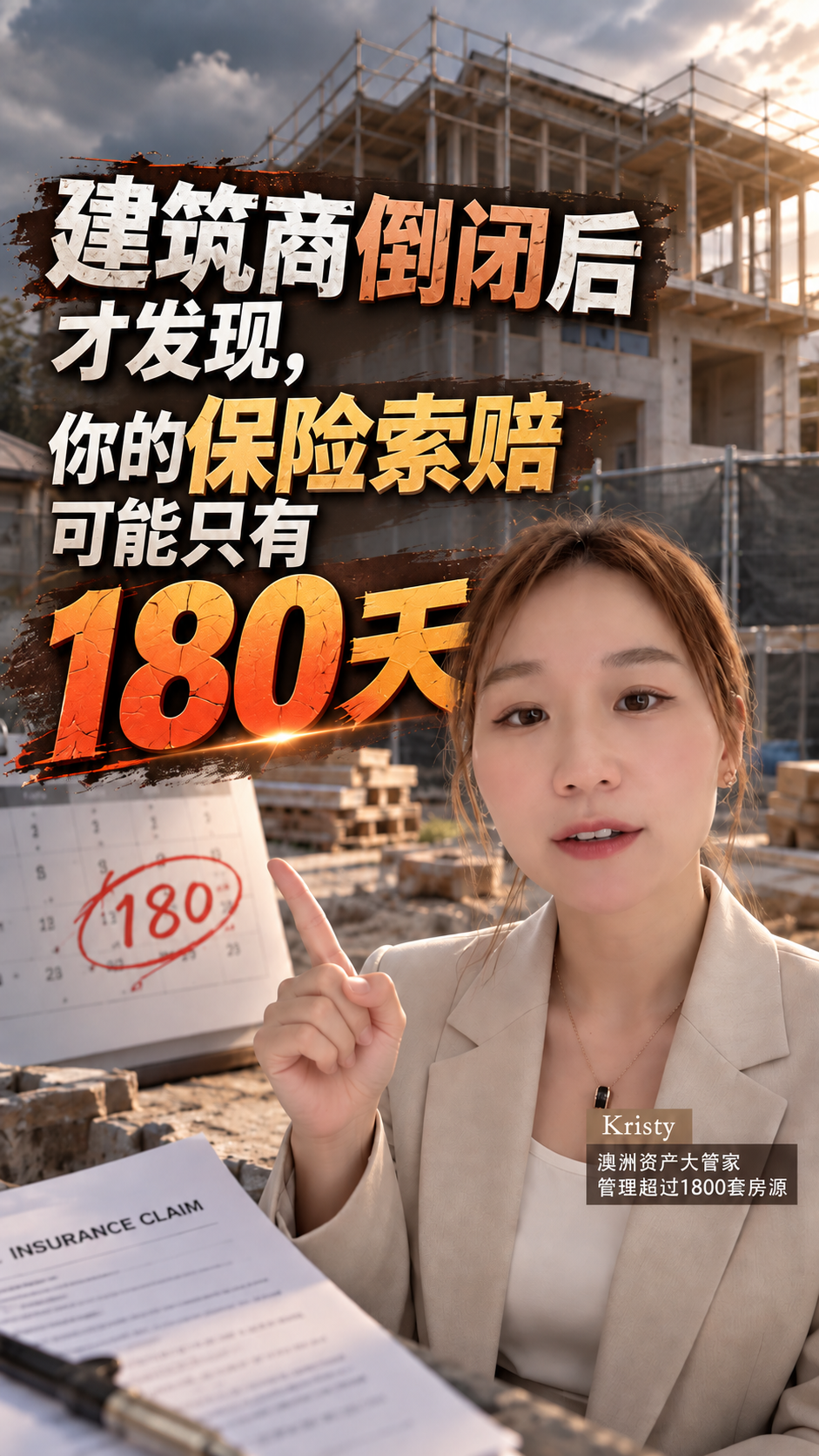 建筑商倒闭后:保险索赔时间要留意视频封面